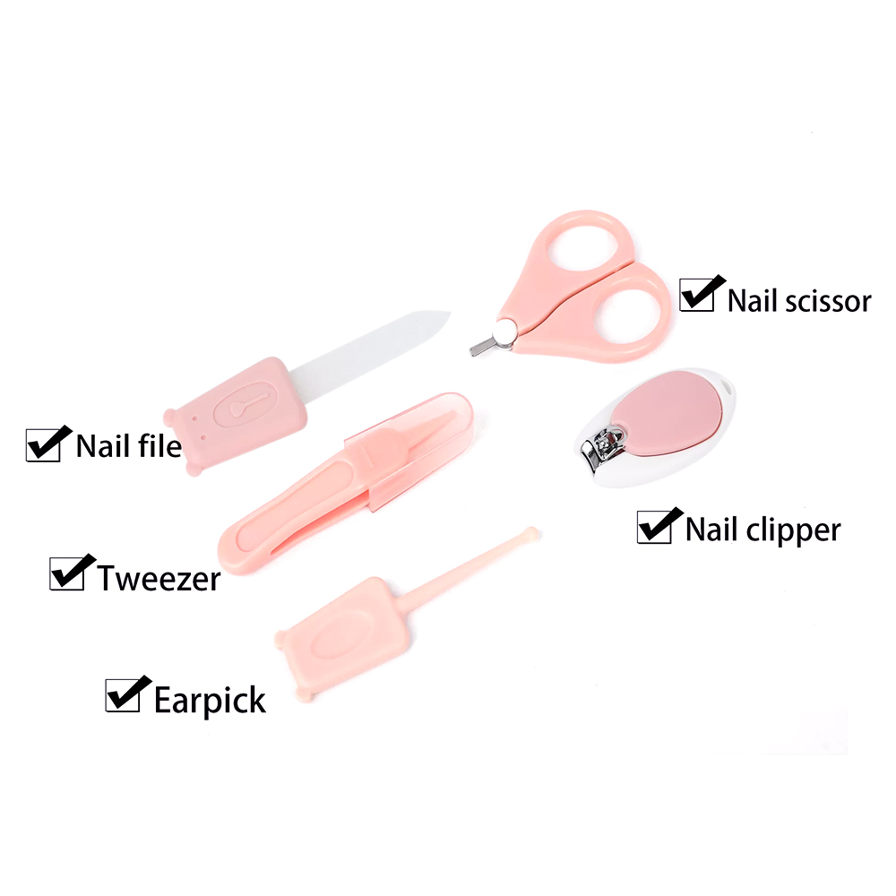 Ensemble de soins des ongles de taille mini 5 PCS pour bébé et enfant