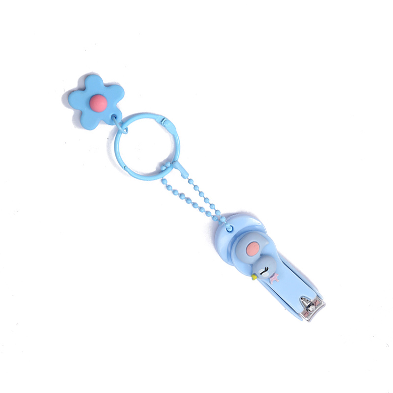 Conception fantaisie anti-éclaboussures de petite taille abs + coupe-ongles en acier au carbone pour enfant