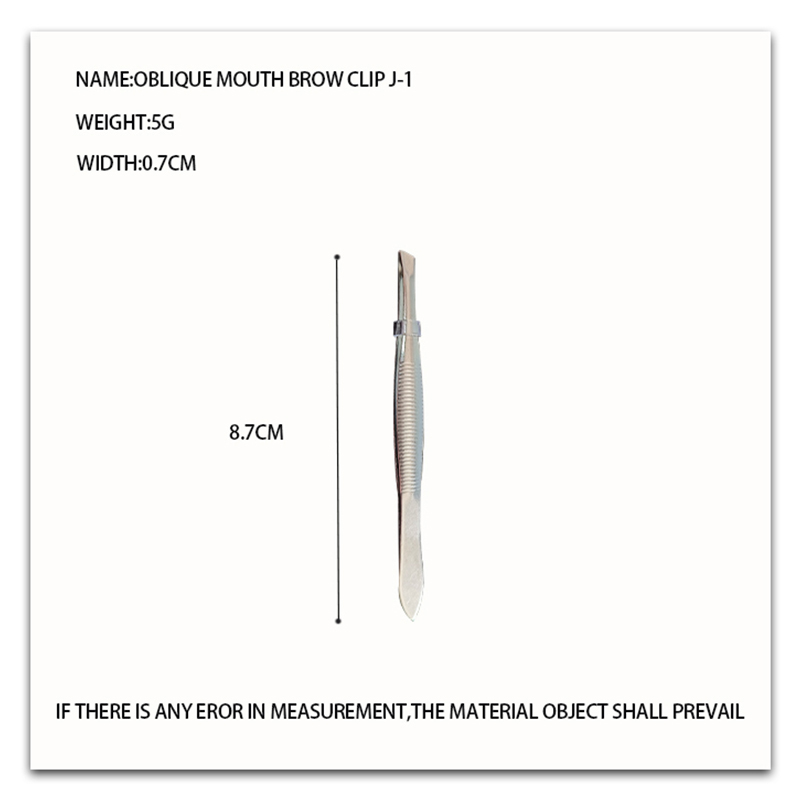 Pince à sourcils oblique J-1