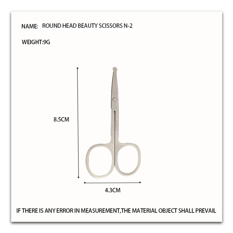 Ciseaux de beauté pointe pointue N-1/tête de livre N-2