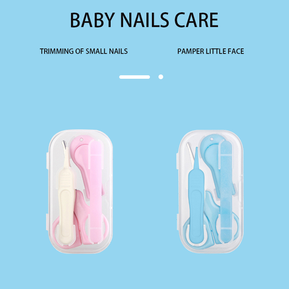 Ensemble de soins des ongles de petite taille 4 PCS pour bébé et enfant 004